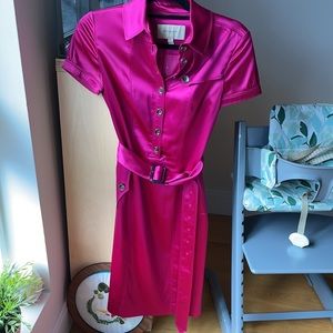 Burberry midi dress with belt